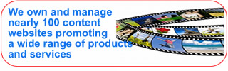 Nearly 100 UK content based websites